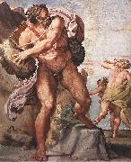 CARRACCI, Annibale The Cyclops Polyphemus dfg Norge oil painting reproduction